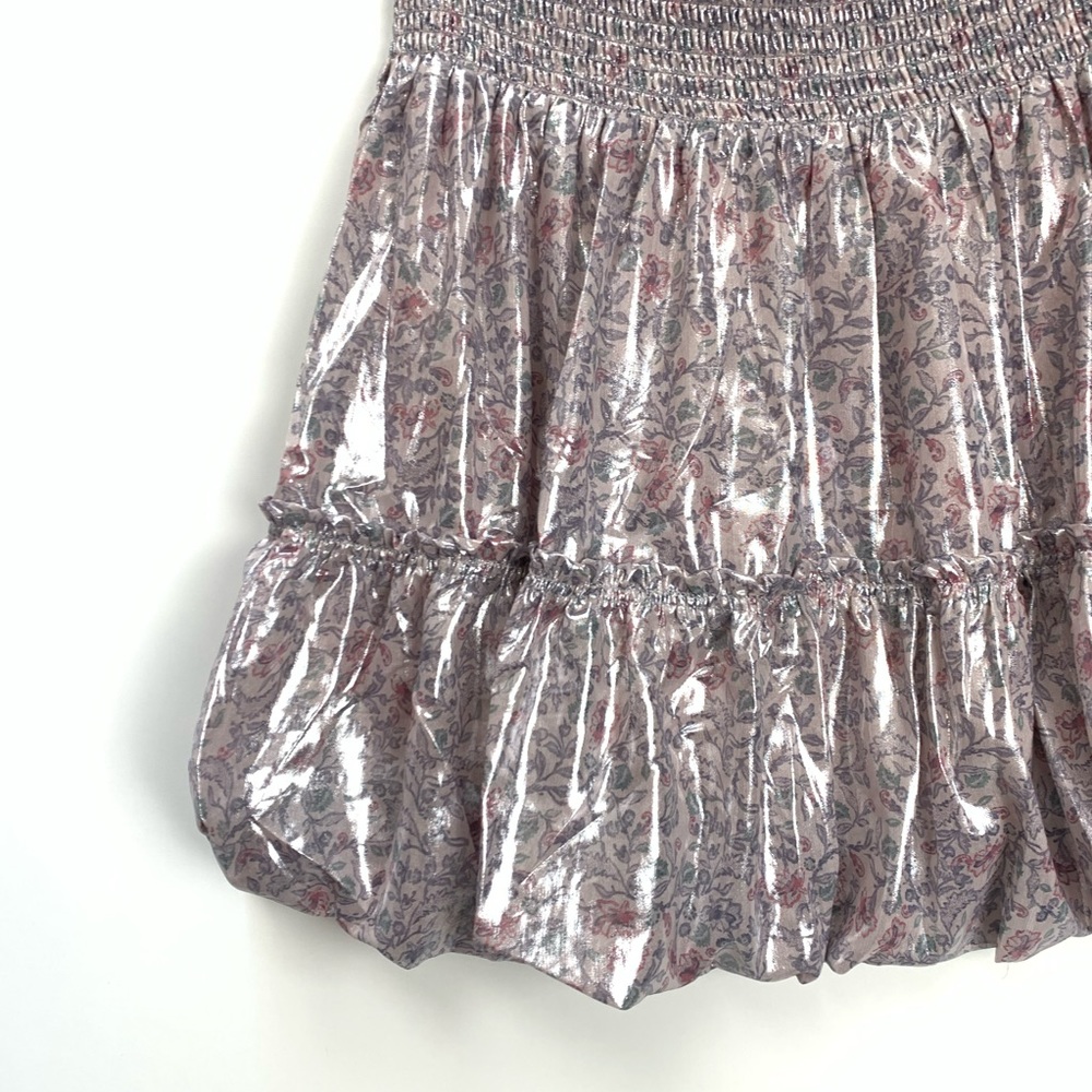 NWT Free People In a Bubble Satin Mini Skirt - Picture 6 of 9